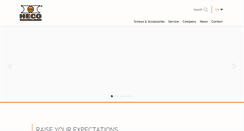 Desktop Screenshot of heco-schrauben.com